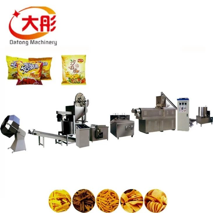 frying snacks processing line